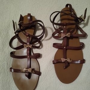 J. Crew gladiator ankle sandal.